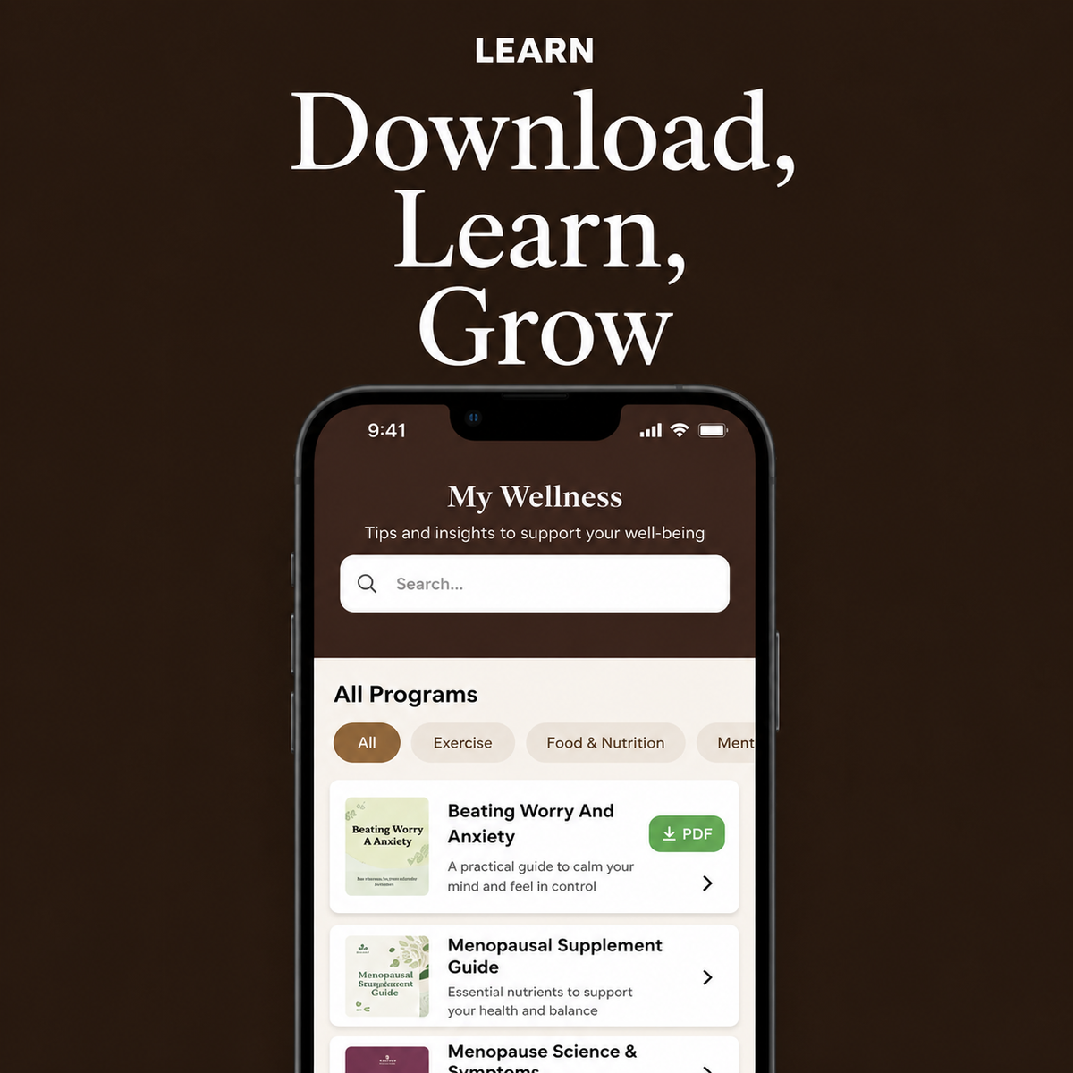 Calmi Wellness App