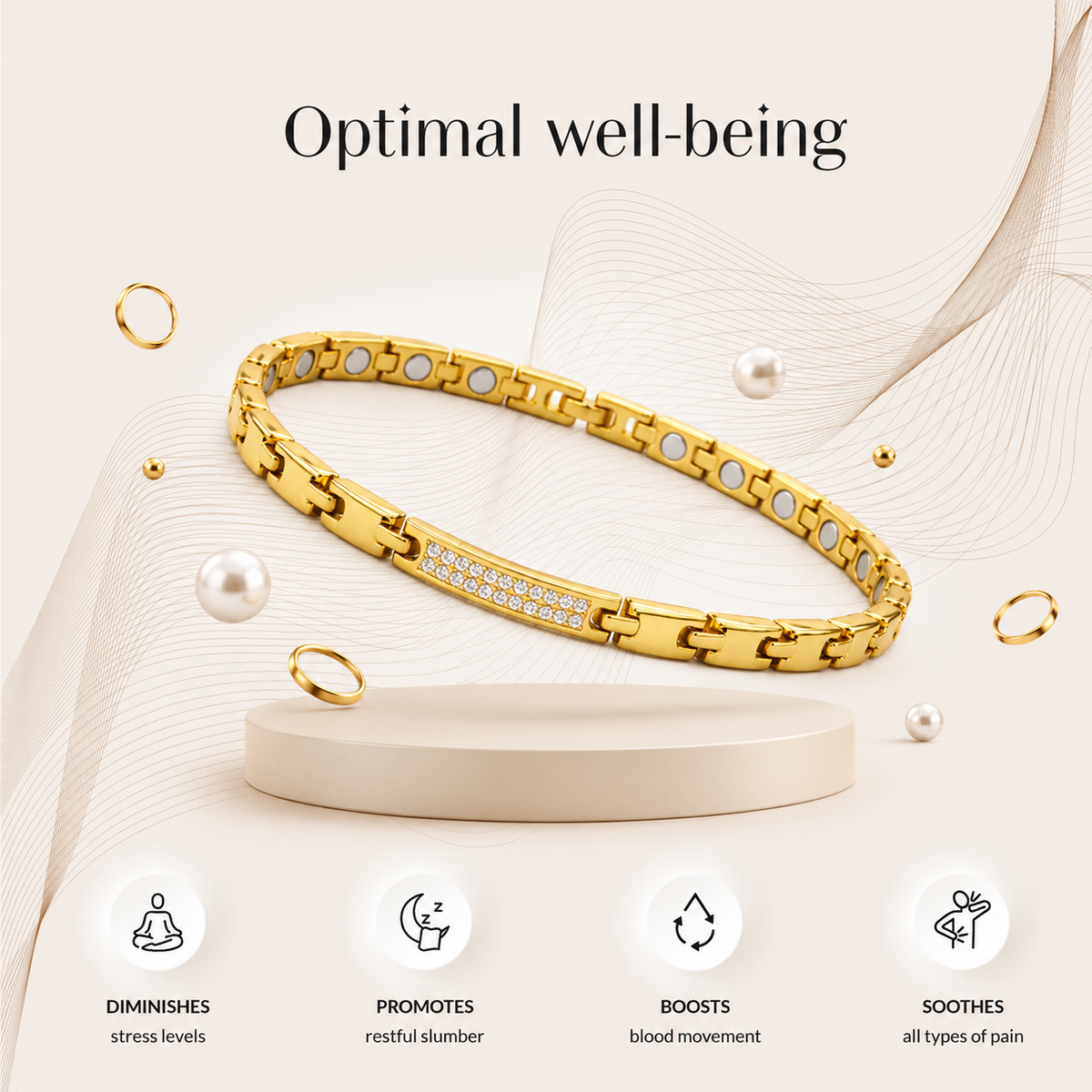 Calmi Anklet - The Golden Glow