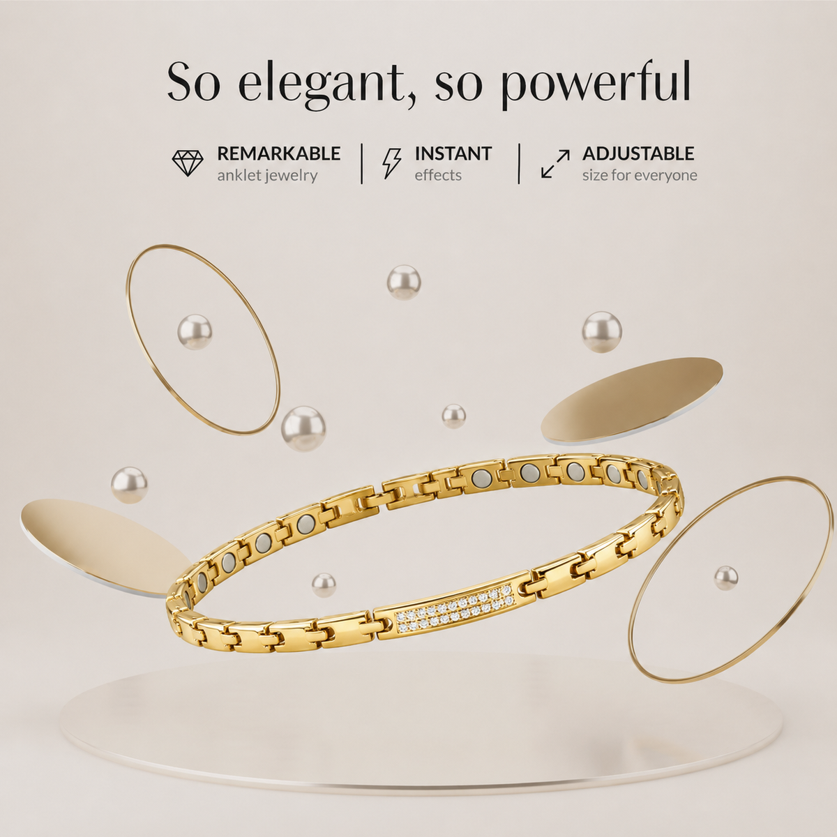 Calmi Anklet - The Golden Glow